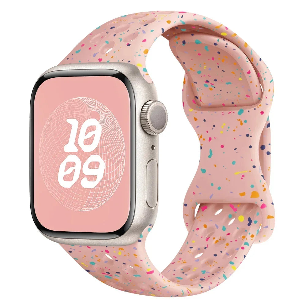 Silicone Strap Apple Watch Band Ultra 2 Sport Bracelet Iwatch Series