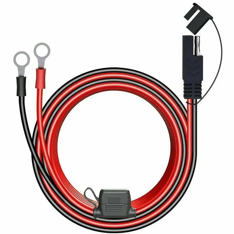 12V Charger Cable For Motorcycle Battery Terminal To SAE Quick Extension Cord Cable Connector For Battery Charger/Maintainer Qme Multi-color