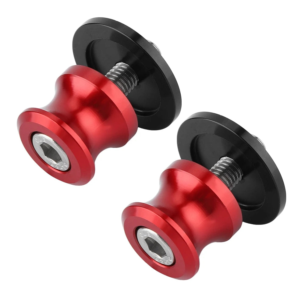 Rear Stand Swing Arm Spools 8mm Motorcycle CNC Rear Stand Swing Arm Spool Sliders Stand Swingarm Bobbins Swing Arm Spool Qme