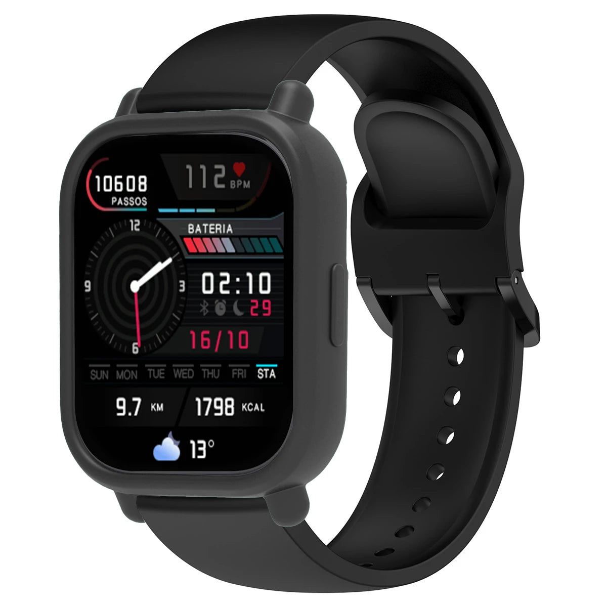 Silicone Case + Strap for Redmi Watch 5 Lite / 5 Active Repacement Bracelet Belt Smart Watchband Protective Shell Cover Qme B Redmi Watch5 Active