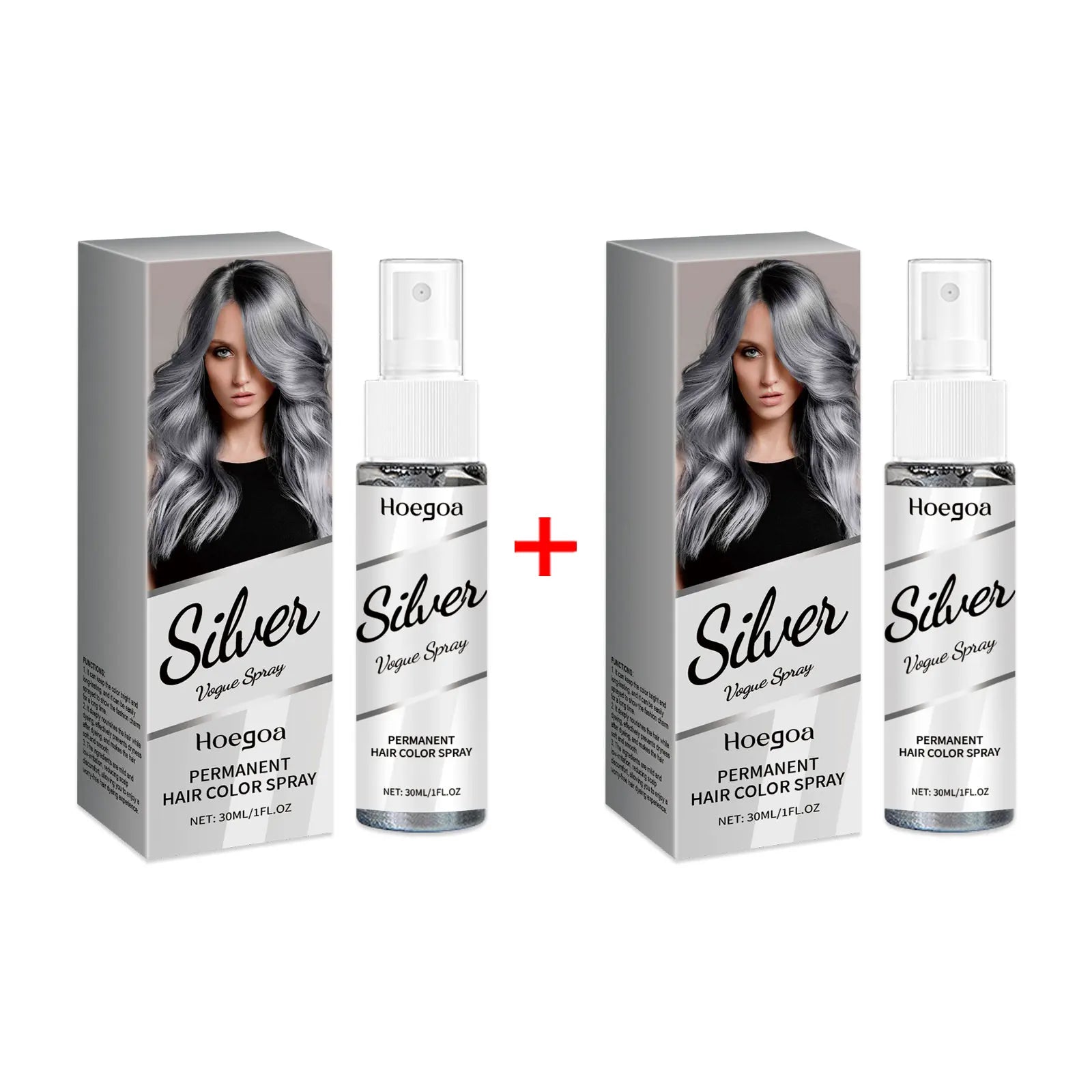 Temporary Hair Dye Spray Quick Cover White Hair Natural No Irritation Prevent Dry Rough Enhance Toughness Hair Coloring Products Qme 60ml Boxed