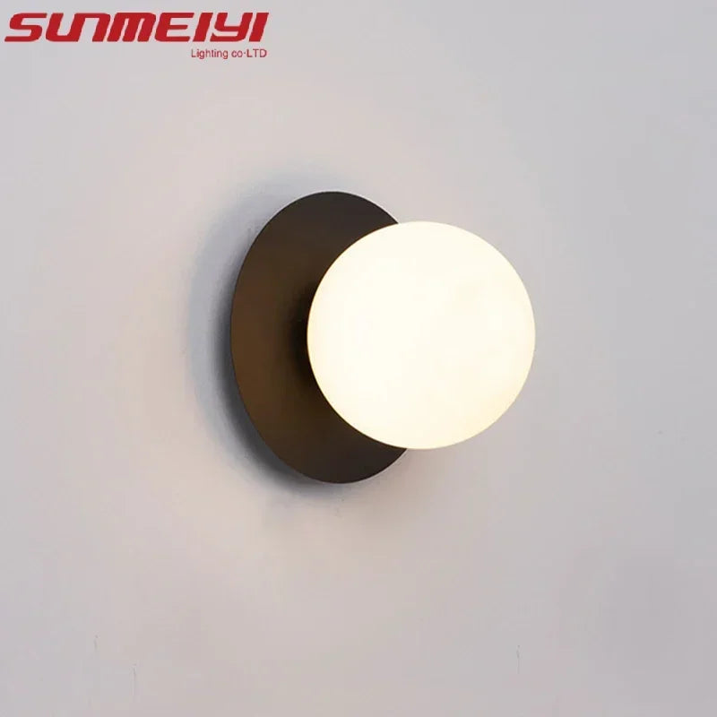 Modern Minimalist and Luxurious Bedroom Bedside Wall Lamp Nordic Minimalist Living Room Background Wall Lamp Staircase Corridor Qme