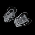 Anti-Friction Toe Separators/Pads - Breathable And Comfortable, Designed Specifically for Foot Care Qme Transparent 2pcs