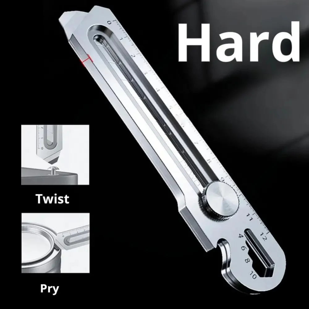 Multifunctional Utility Knife Retractable Sharp Cut Portable Office Home Courier Unboxing Stainless Steel Knivies Manual Tools Qme