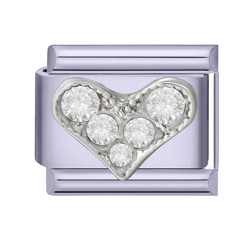 2026 Y2K Charm Beautiful Purple Sunset Zircon Italian Charm Links Fit 9mm Bracelet Stainless Steel DIY Jewelry Making Wholesale Qme Style 25