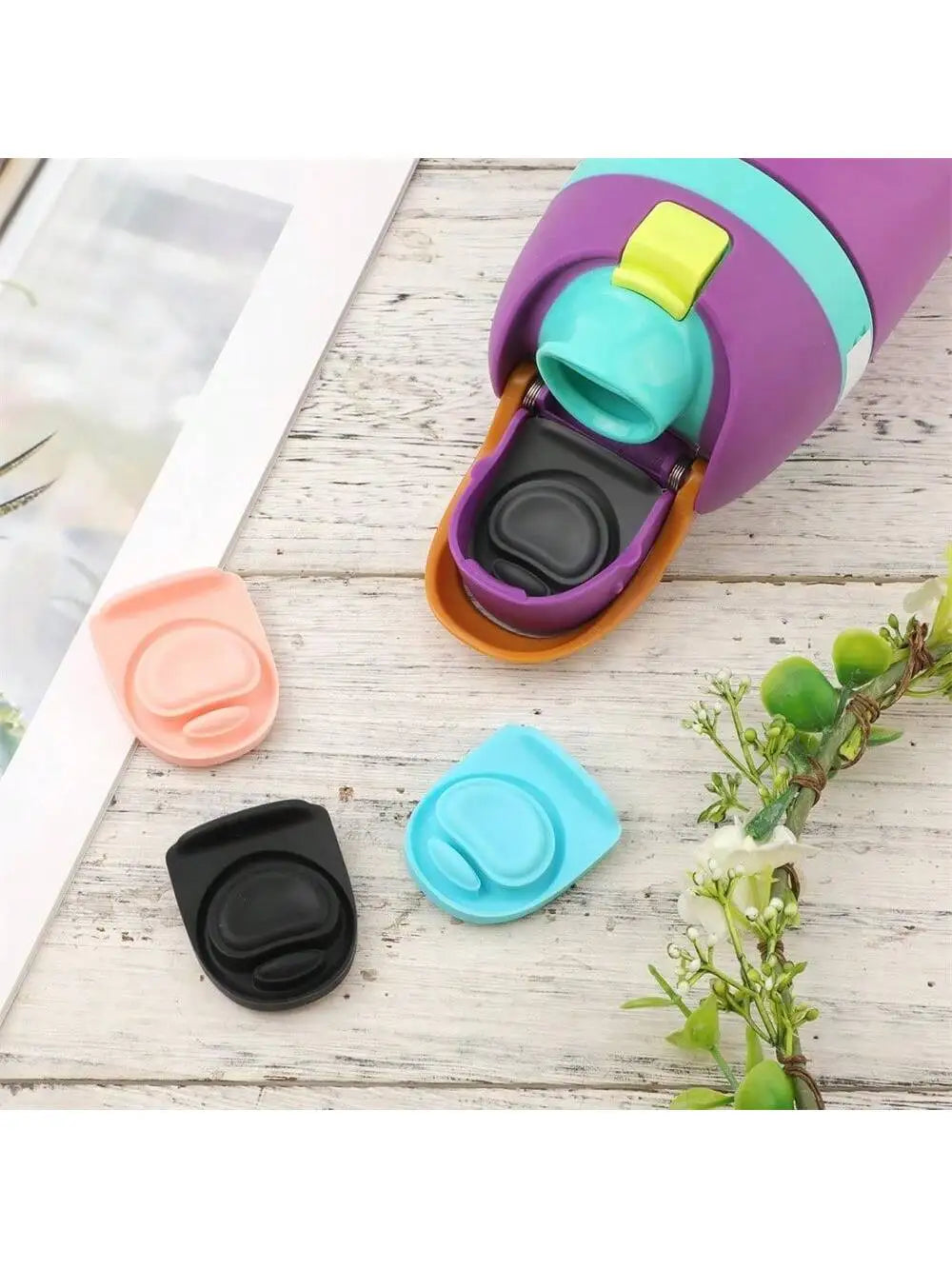 Replacement Stopper Compatible Water Bottle Lid Gasket 16 19 24 32 Qme