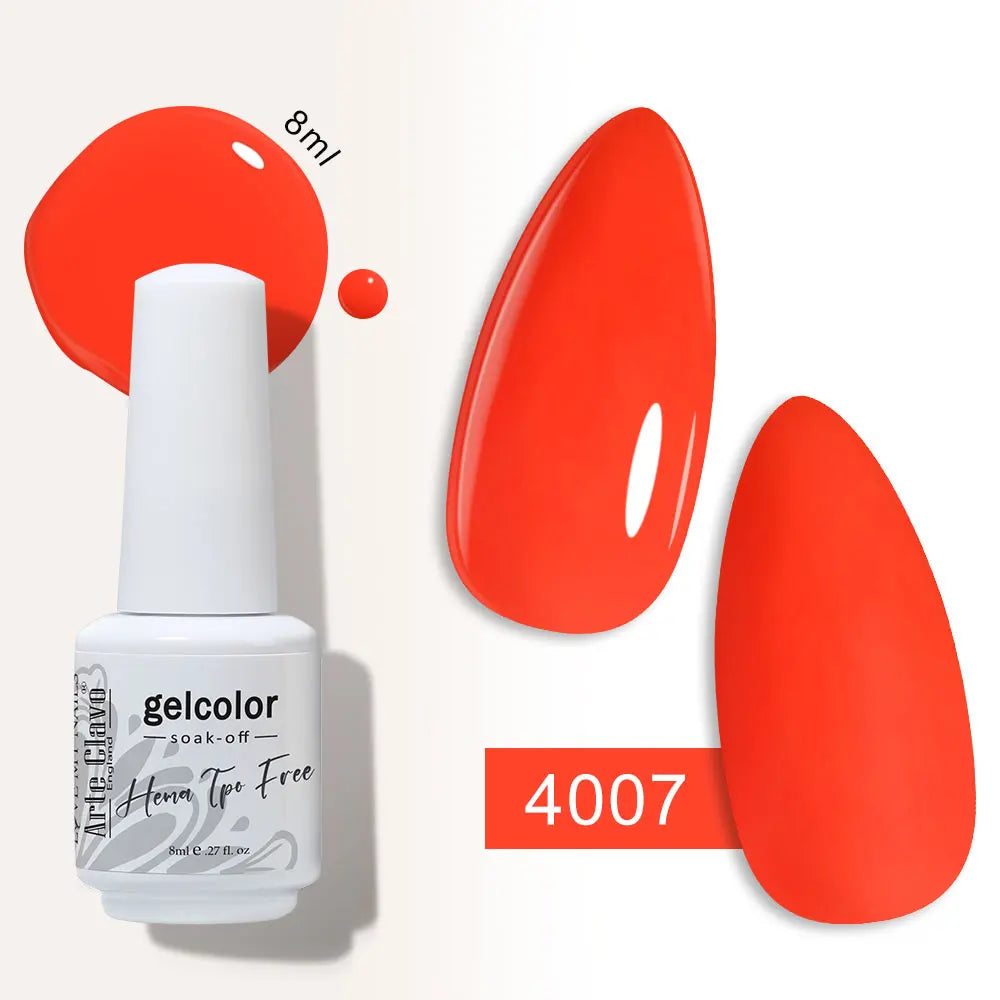 Arte Clavo Semi-permanent Gel Nail Varnish 180 Colors Semipermanent
