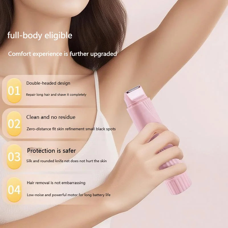 Bikini Trimmer Women Electric Razor Female Body Epilator Shaver Legs Qme