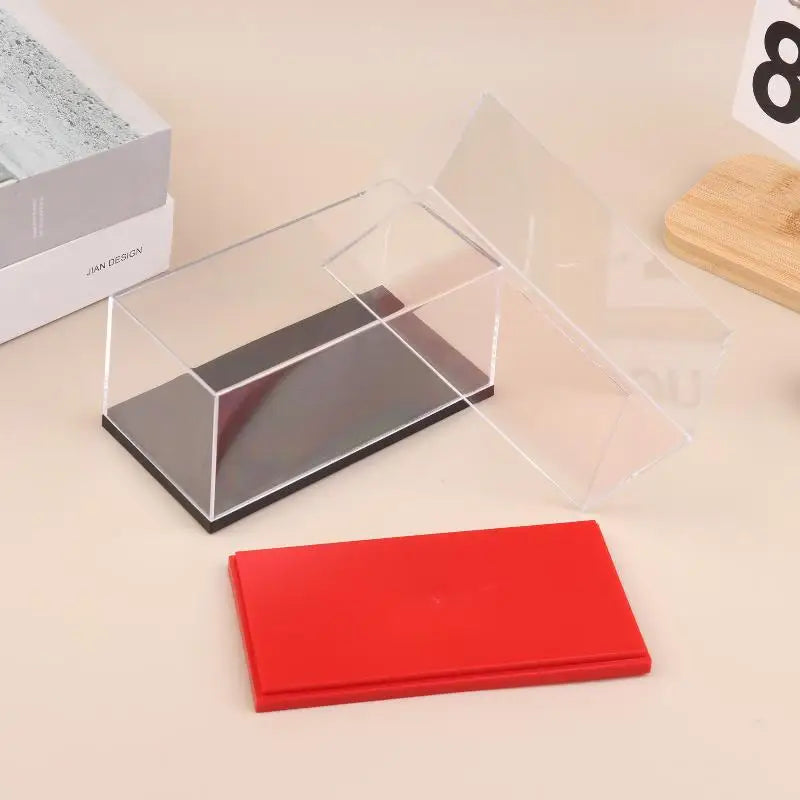 DIY Dustproof Display Rack Toy Transparent Acrylic Storage Box Qme