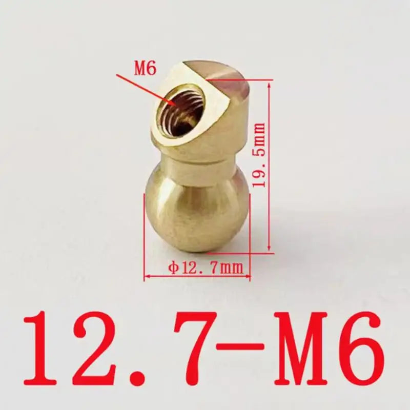 1Pc CNC Machine Tool Oblique Spray Brass Ball Coolant Nozzle Tool Holder Ball Joint Nozzle Accessories. Qme 1pc 12.7MM