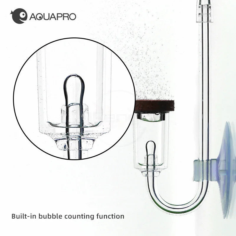 CO2 Diffuser For Aquarium Bubble Generator Twinstar Style Atomizer Acrylic Fishing Equipment Tank Plant Accessory System Mini Qme