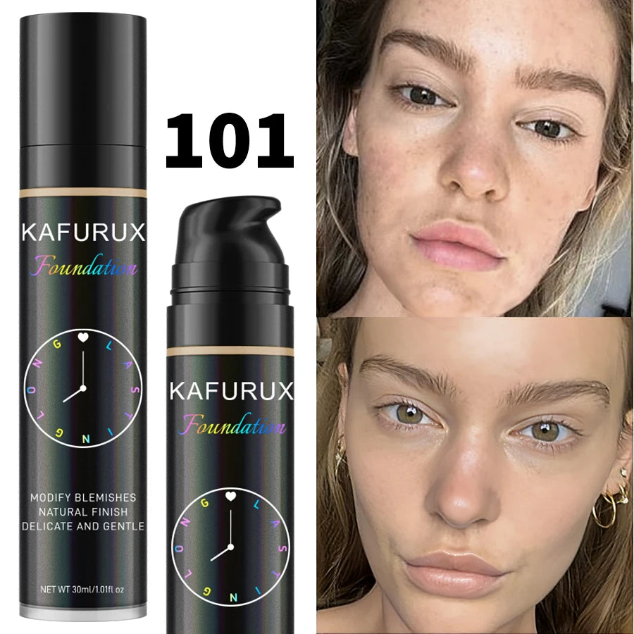 8 Colors Liquid Foundation Effective Concealer Waterproof Qme 101