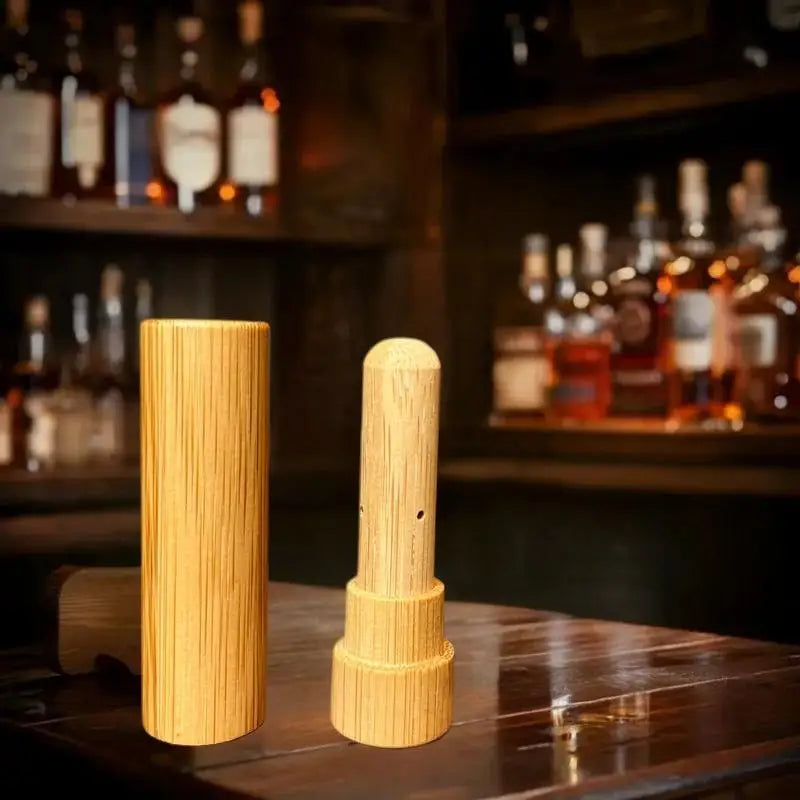 Bamboo Nasal Inhaler Reusable Aromatherapy Diffuser Tube Lanyard Qme