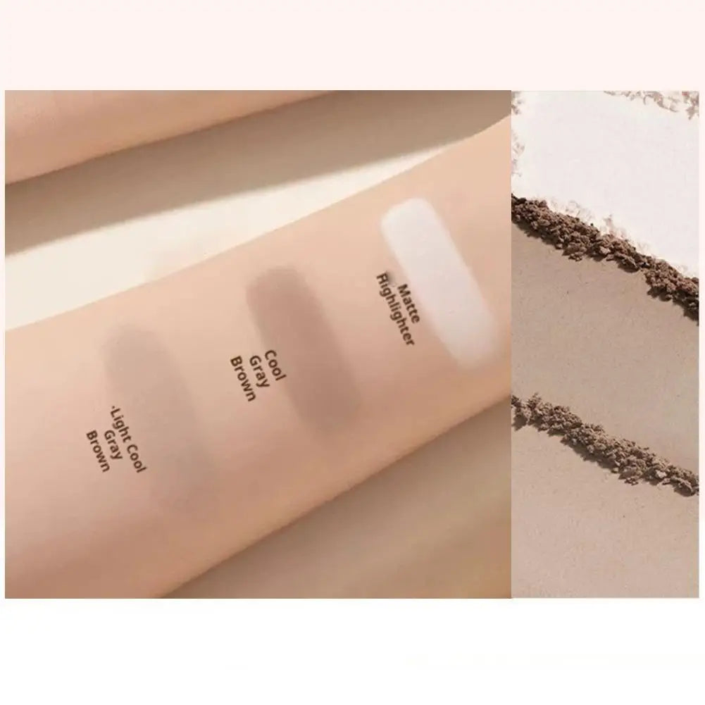 1 Contouring Eyeshadow Palette Matte Highlights Nose Shadow Powder Qme