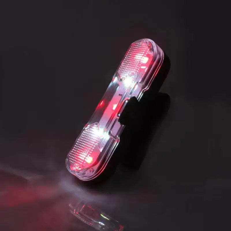 Waterproof LED Bike Light USB Rechargeable Bicycle Tail Safety Qme Red White