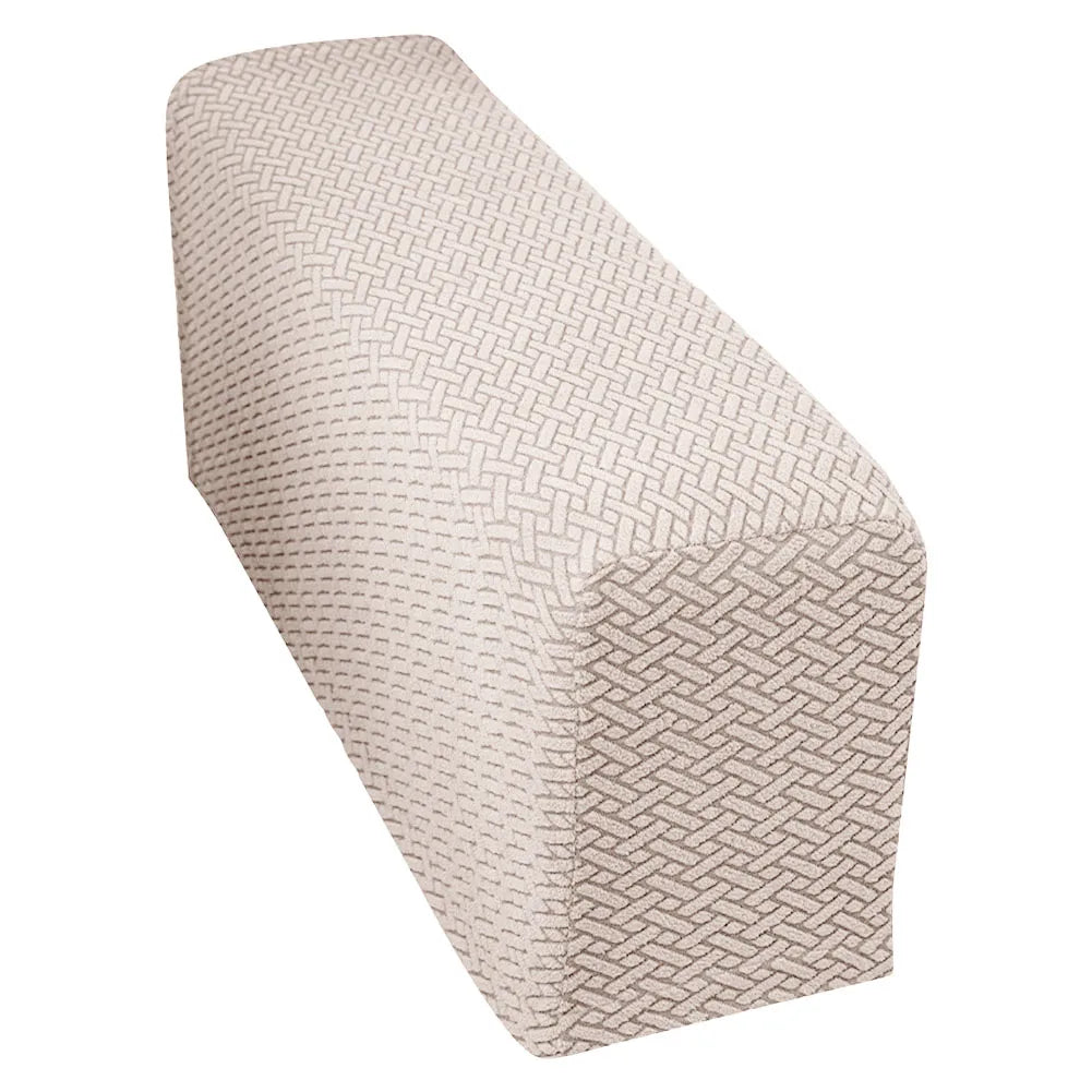 Couch Arm Covers Washable Armchair Slipcovers Checkered Pattern Armrests Chair Covers Suitable for Chairs and Sofas Qme color