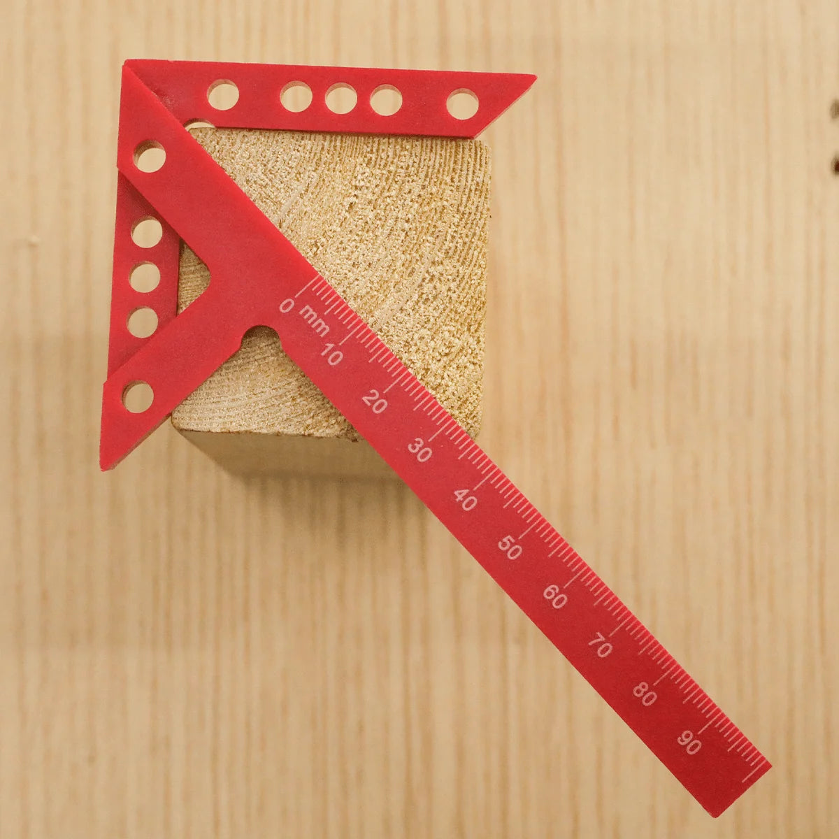45/90 Degree Center Finder Measuring Ruler,Woodworking Angle Marking Tool,Carpenter Precision Scribe For Accurate Layout And DIY Qme