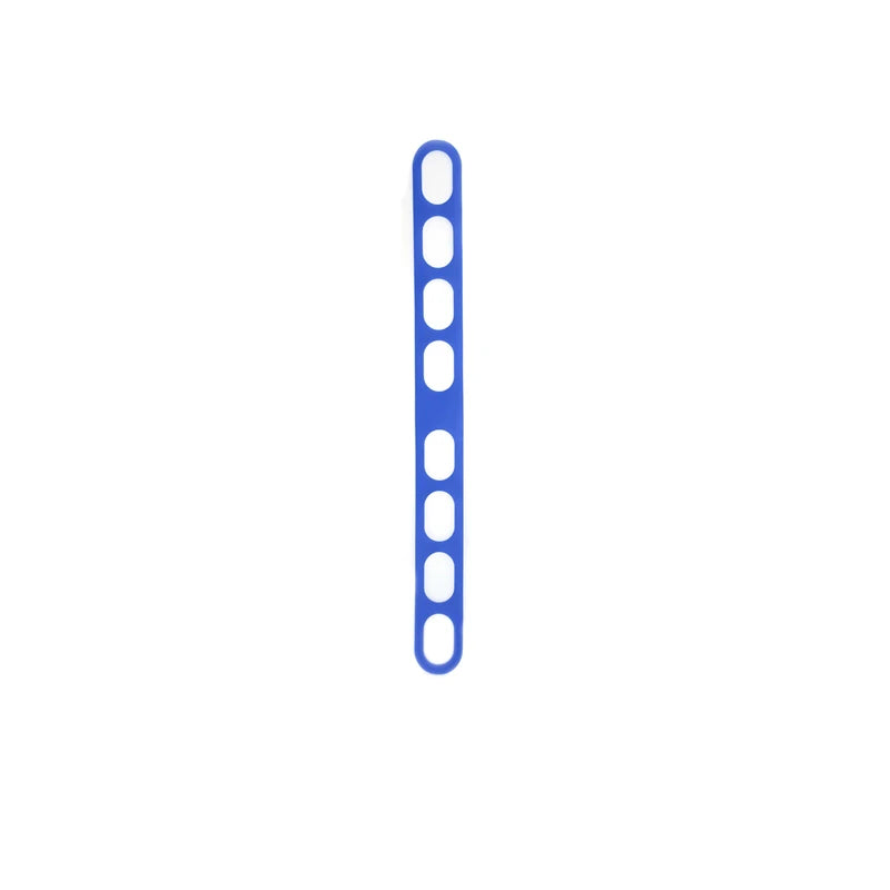 Reusable Silicone Lid Strap Universal Elastic Fixing Band for Pot & Lunch Box Lids Practical Outdoor Camping Tableware Accessory Qme Blue