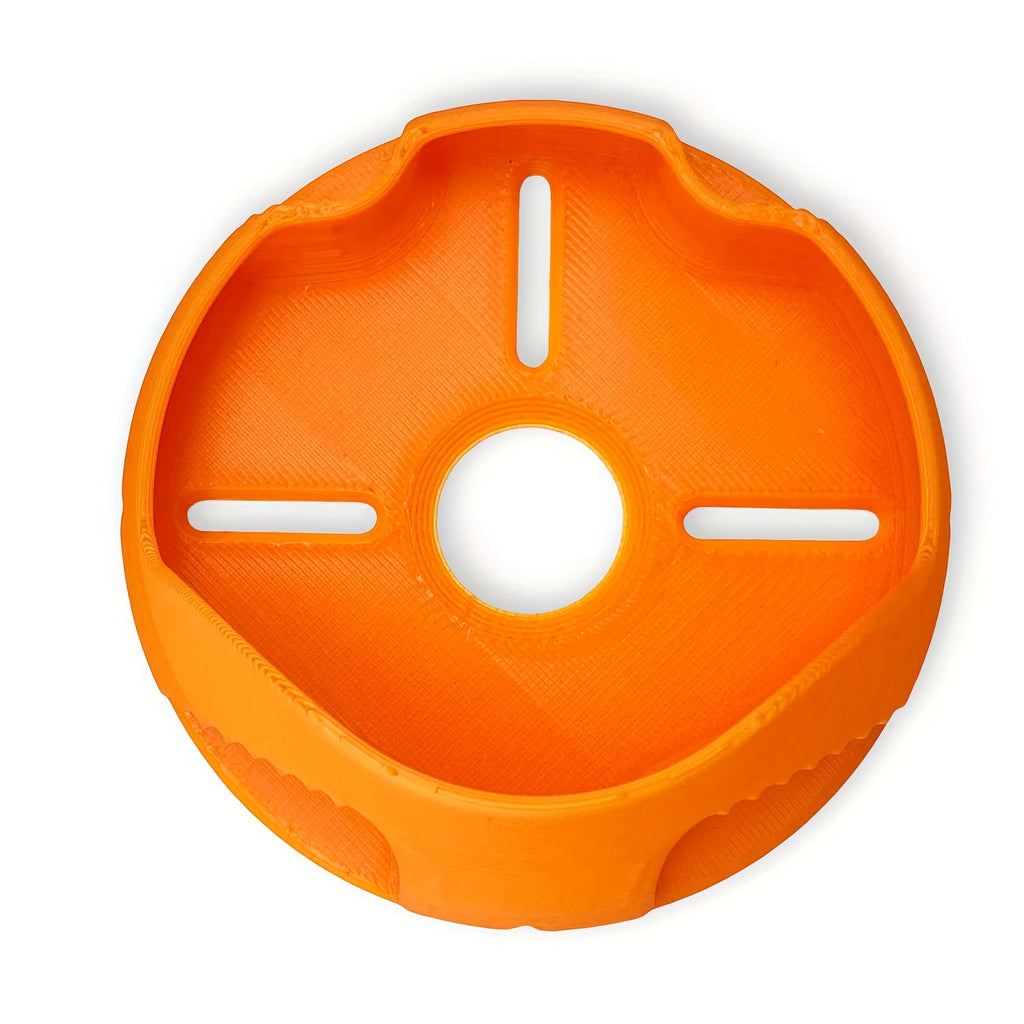 ‌Durable Plastic Drilling Dust Collector Efficient Construction Tool Cleaning Cover Accessory‌ Qme orange