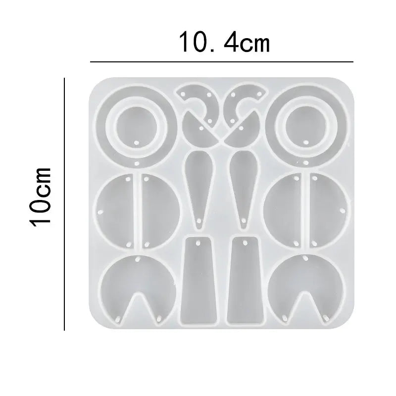 Earring Resin Molds Jewelry Casting Silicone Pendent Epoxy Women