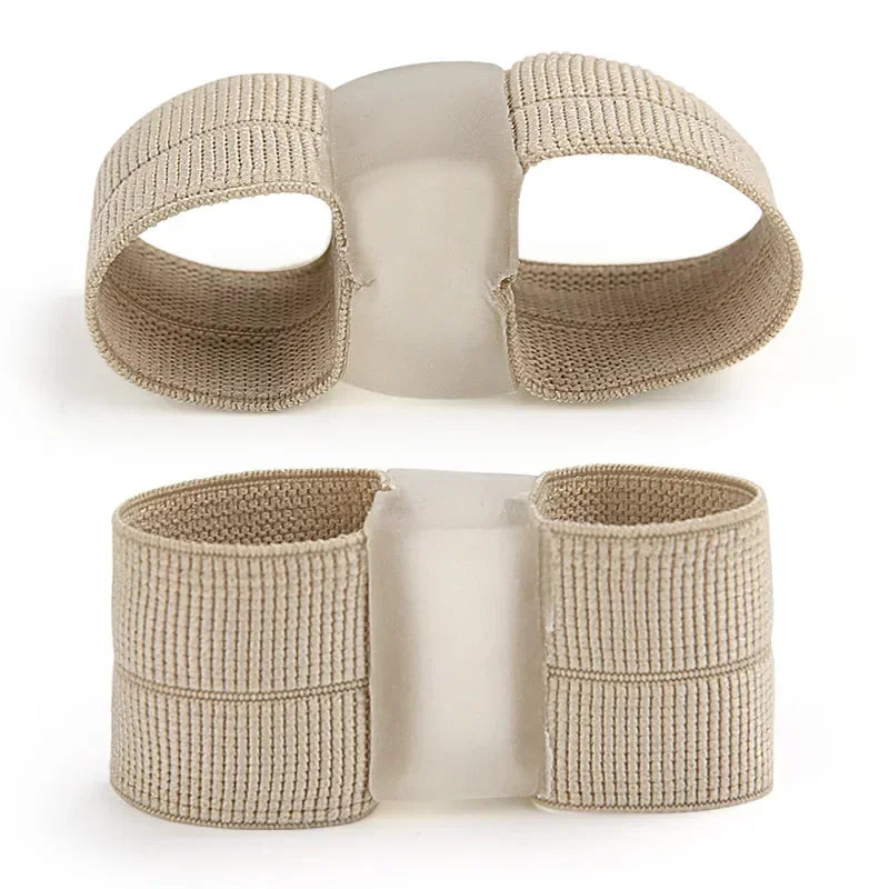 1/2Pc Two Toe Separator Hallux Valgus Bunion Corrector Orthotics Feet Bone Thumb Adjuster Correction Pedicure Feet Straightener Qme 2Pcs