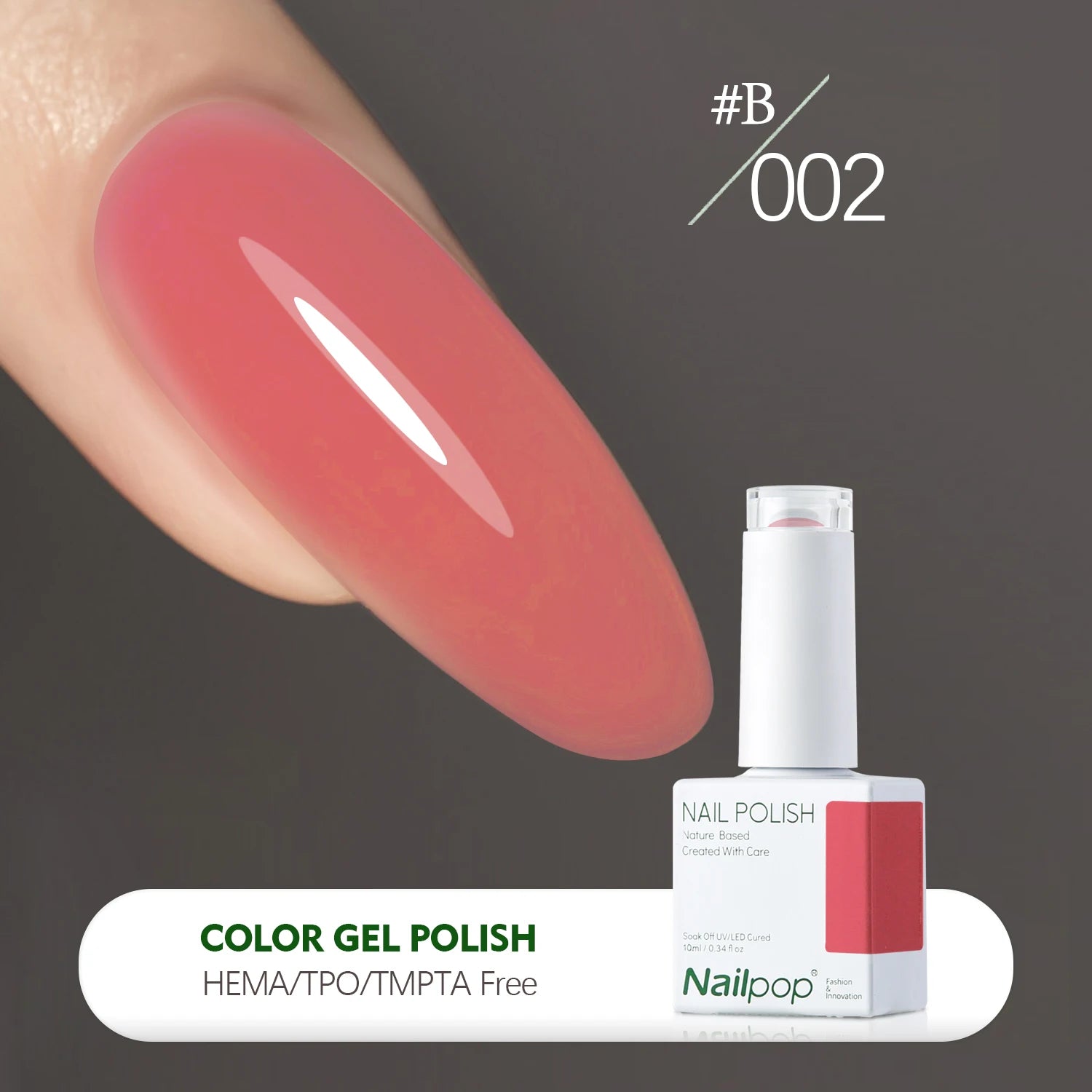 Nailpop Summer Dopamine Gel Polish 20 Colors 8 12 Builder Nail Art Qme B-002 10ml