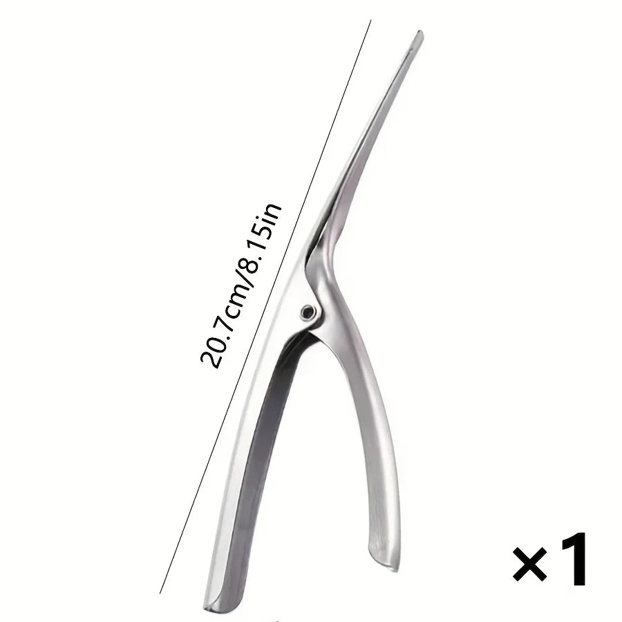 Stainless Steel Shrimp Peeler Tool Quick Prawn Shell Remover Labor-saving Seafood Shelling Tweezers Kitchen Gadget For Shrimp Qme