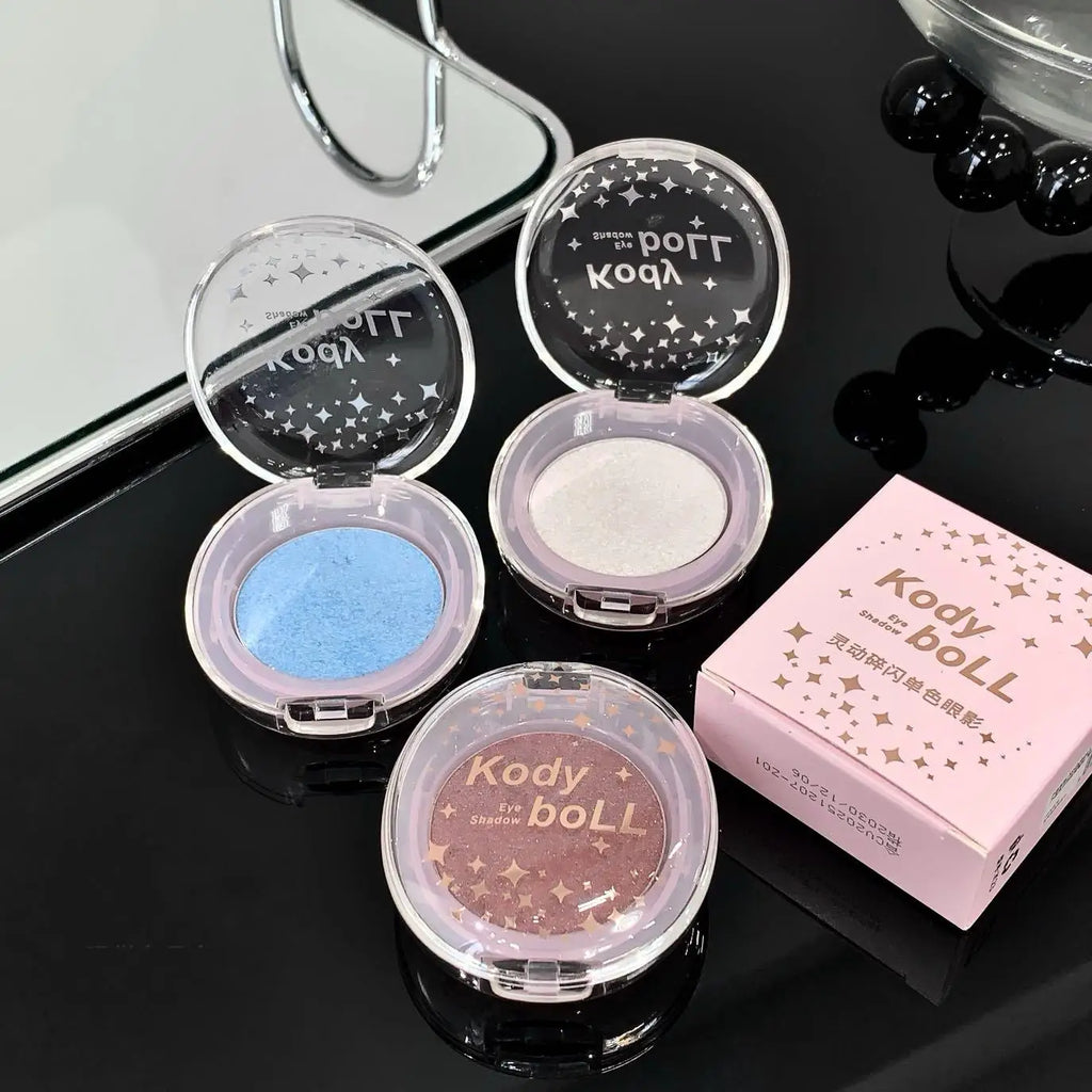 3D Color-glowing High-gloss Hightliter Powder Glitter Pearlescent Qme