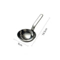 201 Stainless Steel Deepen Tablespoons Soup Ladle Short Handle Large Qme ONESIZE