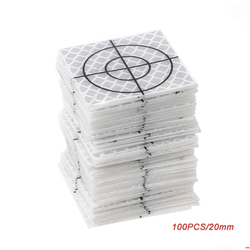 100pcs 0/30/40/50/60mmtotal Station Reflector Reflector Sheet For Total Station Survey Target Sheet Reflective Sticker Qme 2cmx2cm