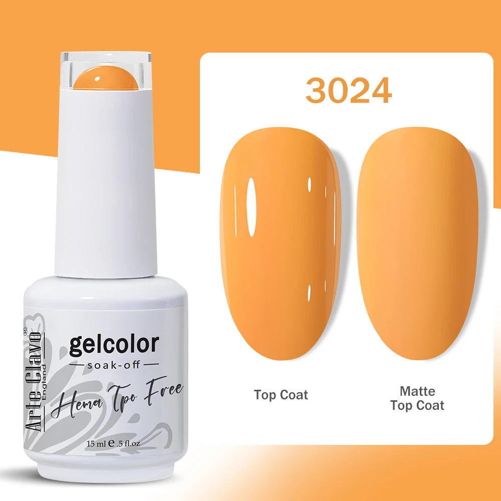 Arte Clavo Nail Art Semi Permanent Gel Polish Supplies Professionals Qme 3024
