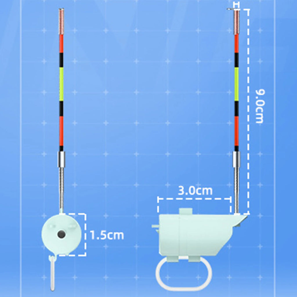 1-3PCS Night Fishing Float Bites Alarm with LED Light & Sound High Sensitivity Rod Tip Detection Bites Alerts Fishing Accessory Qme