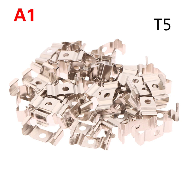 T5 T8 LED Tube Bracket Clips Holder Lamp Socket Ceiling Light Fixture Qme T5