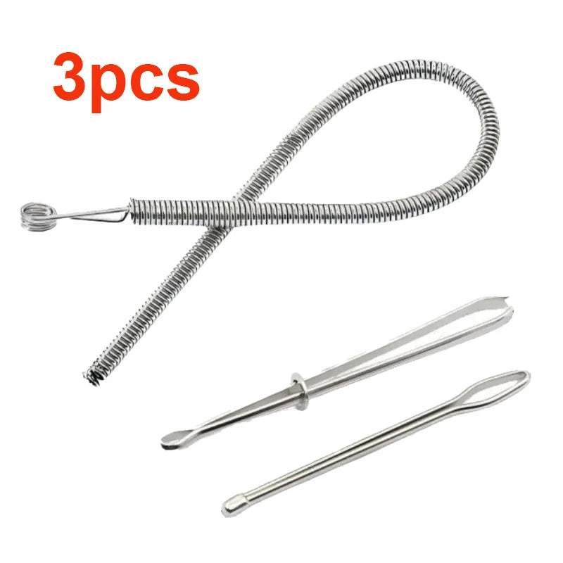 3PCS Garment Clips Sewing DIY Tools Elastic Tape Perforated Cross Stitch Threader Wear Elastic Clips (Wear Resistant Rope) Qme 3pcs