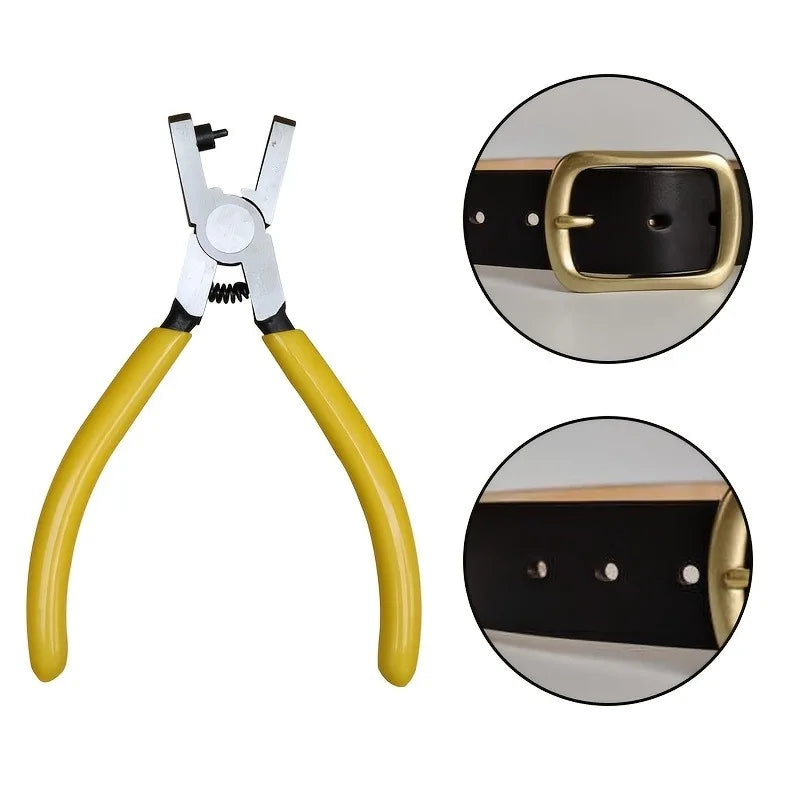 Manual Mini Hand Punch Tool Compact Leather DIY Crafting Belt Qme