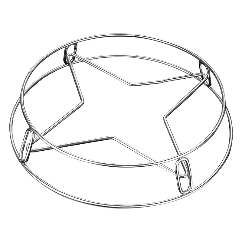 Round Pot Holde Multi-function Place Durable Firmly Kitchen Accessories Pots And Pan Holder Pot Pad Stainless Steel Qme