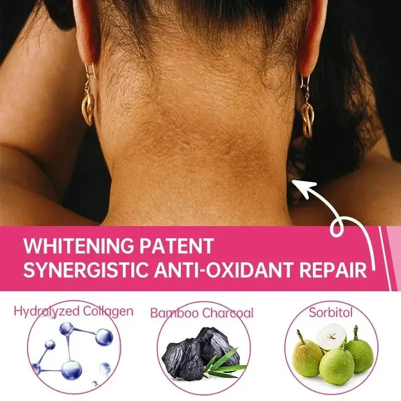 Collagen Milk Bleaching Face Body Cream Whitening Skin Moisturizing Qme