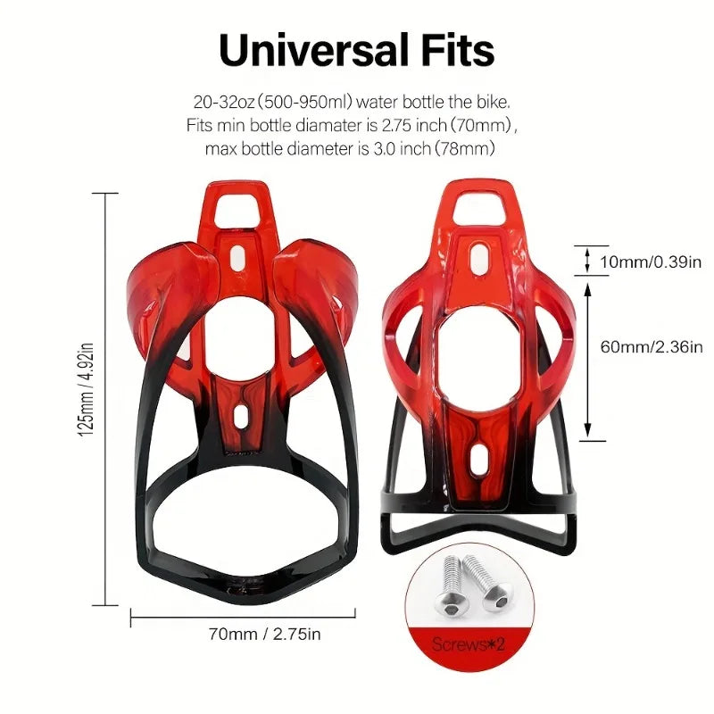 Durablebike Water Bottle Cage Ultralight Plastic Beverage Holder Rack Qme
