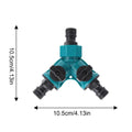 Water Hose Splitter Extension Hose Splitting Fittings Quick On/Off Outdoor Faucet Splitter Hose Adapter For Public Green Spaces Qme Green