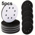 1/2/5 Soft Density Interface Pads 5 8 Hook & Loop Sponge Pads - Suitable for Track Sander, Automotive Woodworking Polishing Qme 5pcs