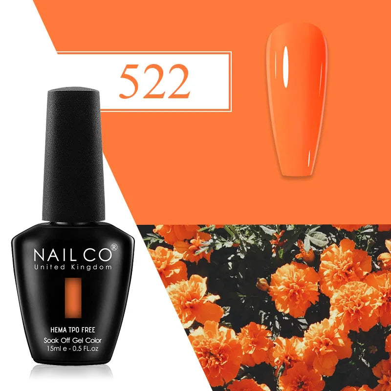NAILCO Plum Gel Nail Polish Matte Coat Autumn Winter Semi Permanent