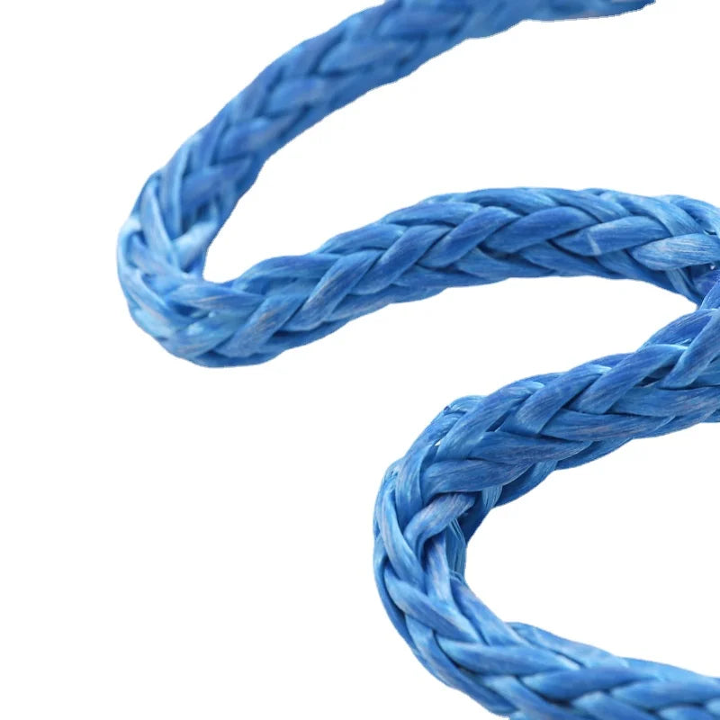 13500lbs Car Outdoor Accessories Truck Boat Emergency Replacement Synthetic Winch Rope 26mx8mm 12 Strand String Cable ATV UTV Qme