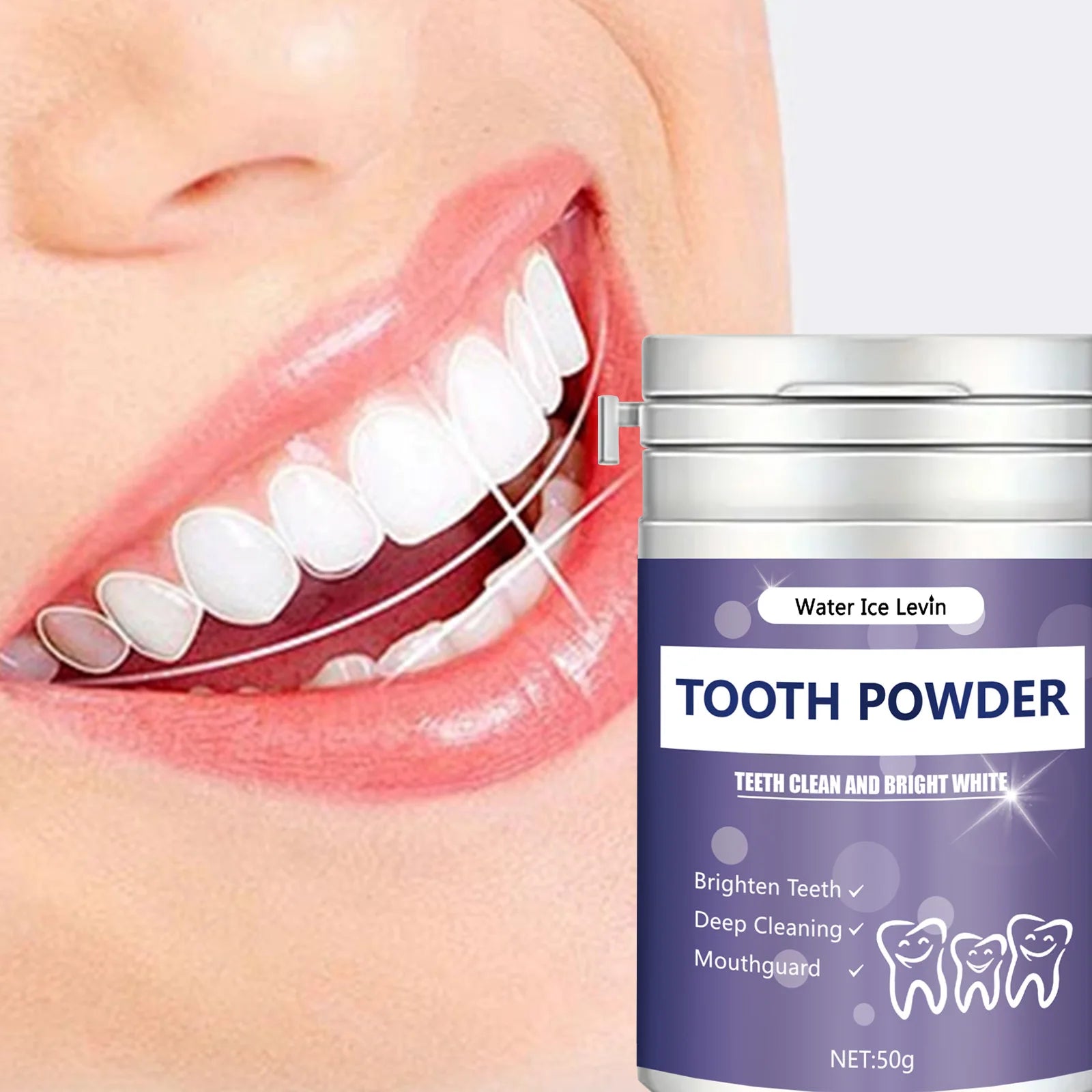pearl tooth powder fresh breath teeth yellow stain cleaning powder oral care tooth cleaning powder wholesale Qme