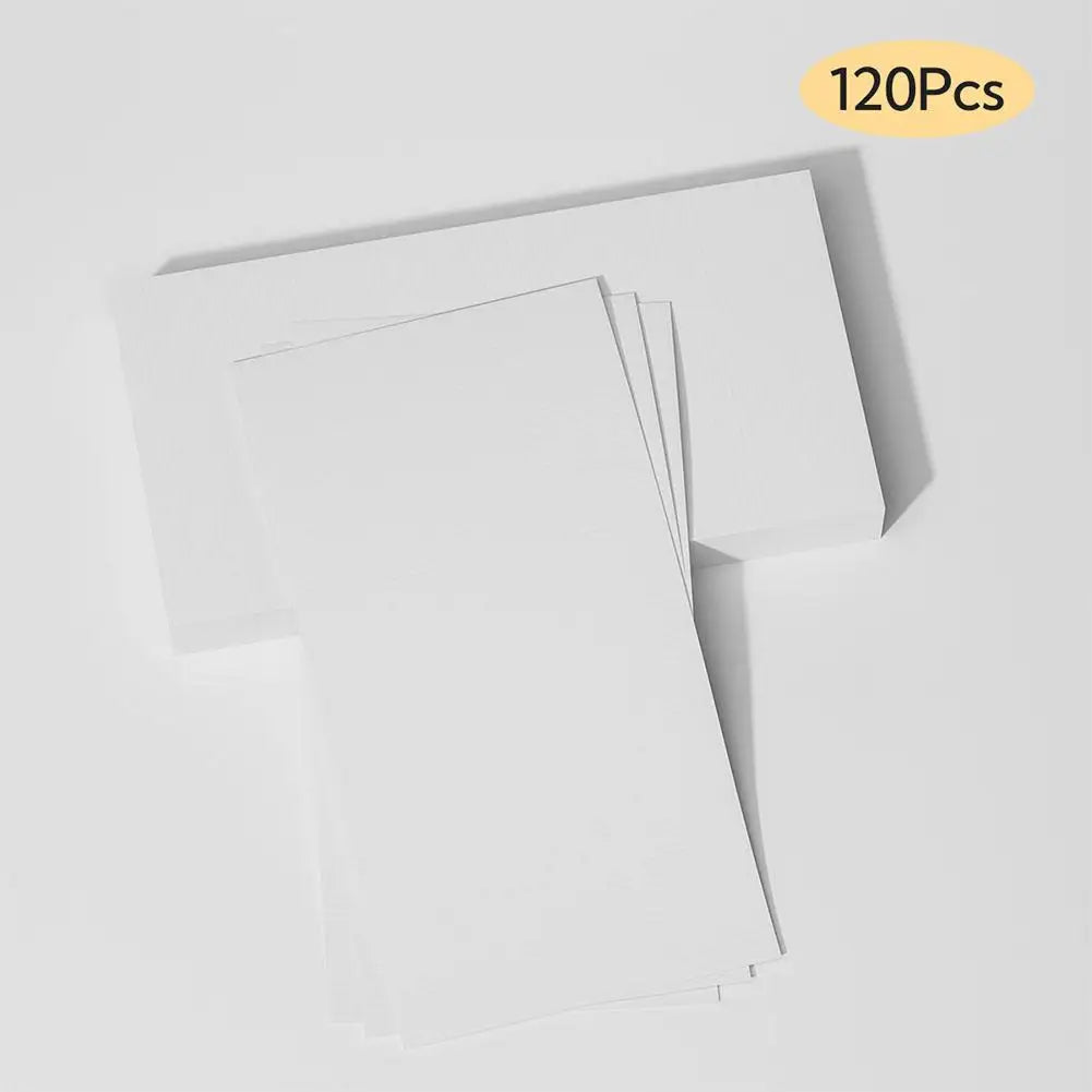 120pcs Blackhead Removal Papers Plant Pore Strips Nose Acne Cleansing Black Dots Peel Off Mud Mask Treatments Skin Care Qme