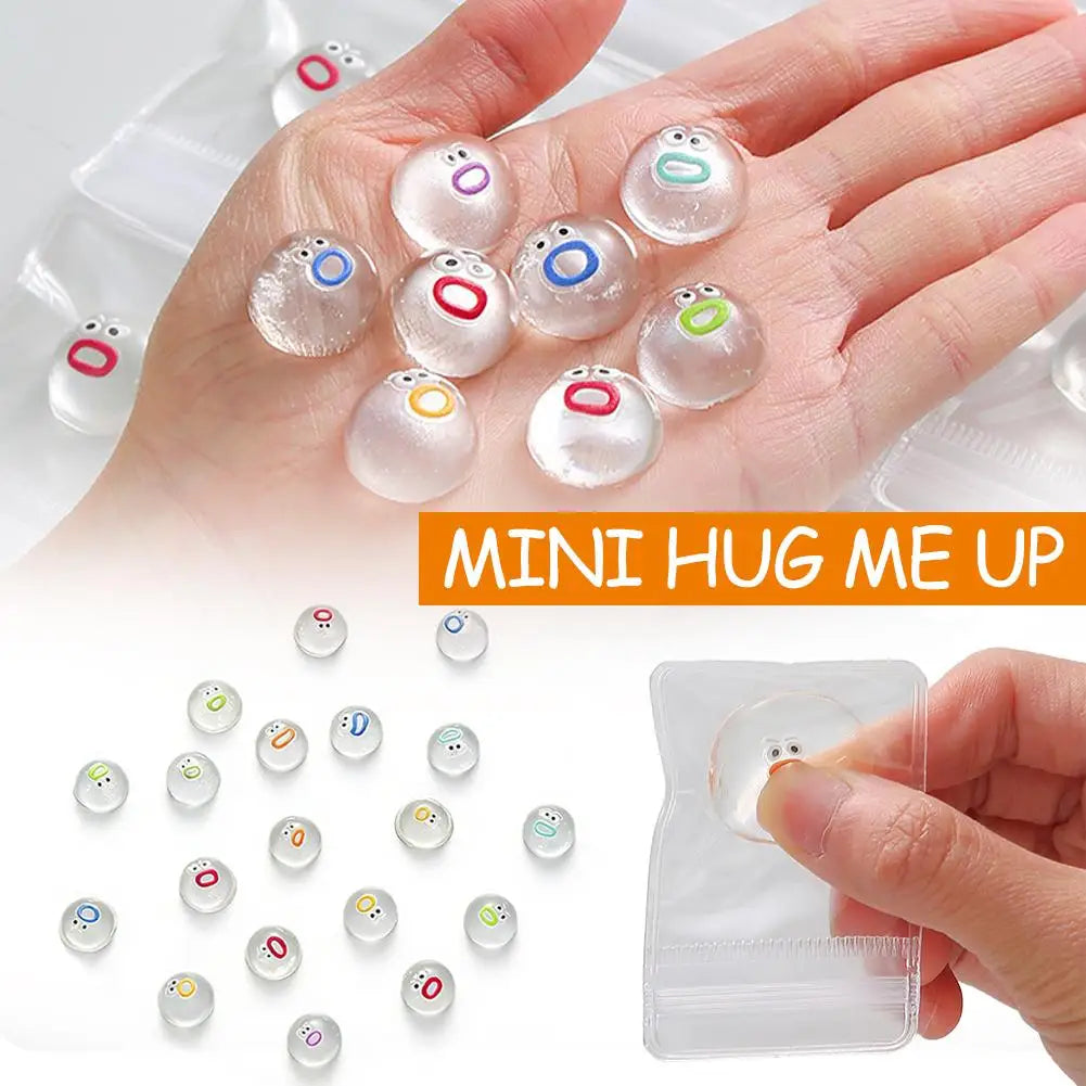 Mini Squishies Expression Squeeze Fidget Toys Emotion Poppers Sensory Qme