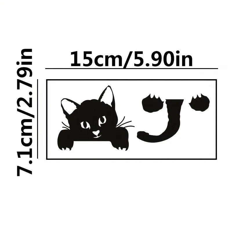 1 Cat Bedroom Switch Sticker Wall Paper Qme