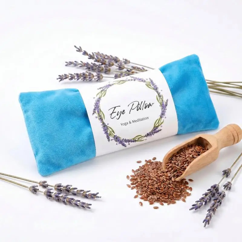 Lavender Eye Pillow Aromatherapy Cold Compress Relieve Fatigue Home Qme Blue
