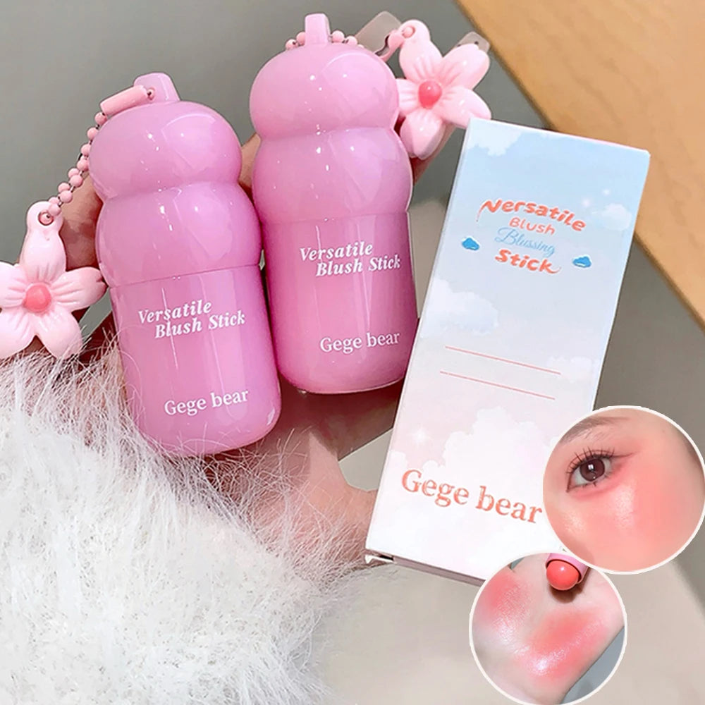 Gege Bear Korean-style Water Glow Multi-use Blush Stick Hydrating Qme