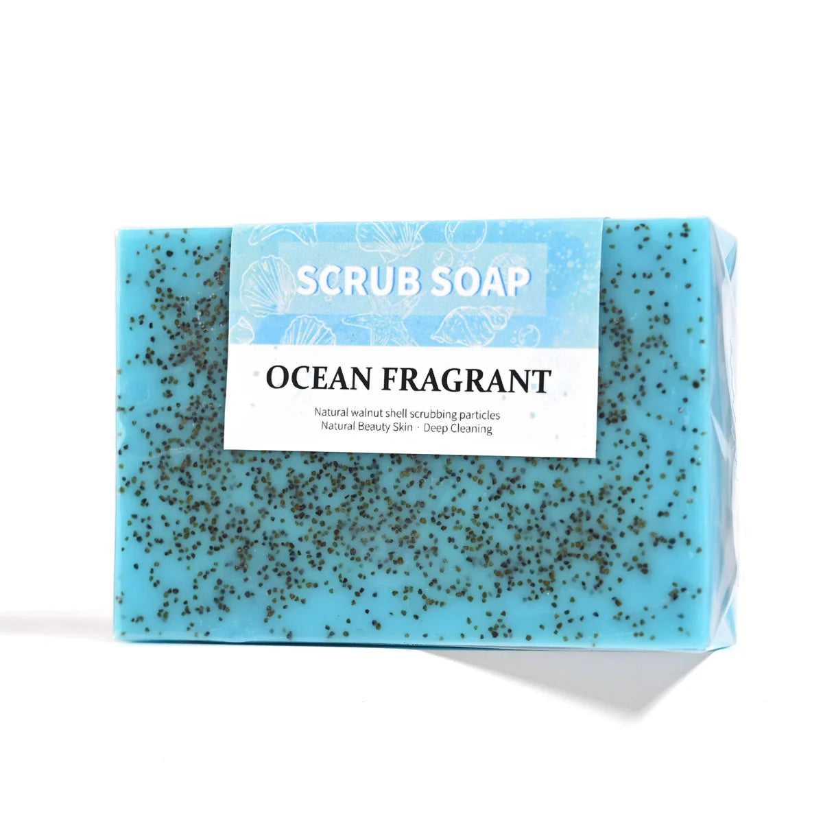 M+ Natural Handmade Sea Salt Whitening Scrub Soap Cleaning Polishing Qme