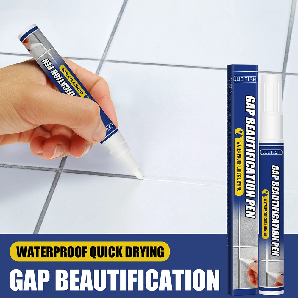 Tile Repair Pen Tile Refill Wall Grout Bathroom Porcelain Filling Agents Waterproof Mouldproof for Home Qme